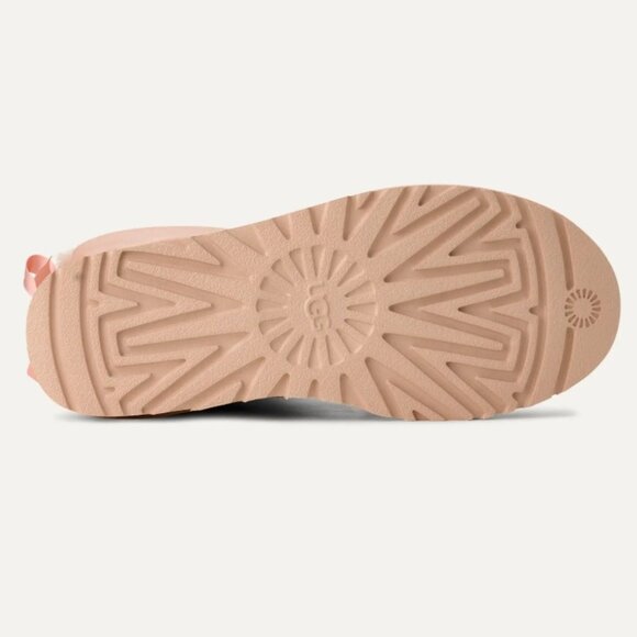 UGG Women's Mini Bailey Bow II Beige Blush Light Pink 8 - Picture 7 of 15
